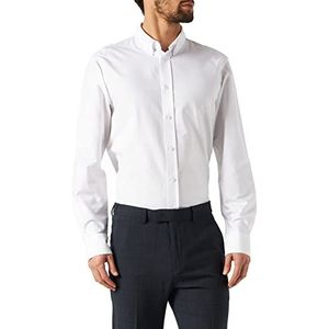 By Garment Makers Tom Oxford overhemd met button down, Wit