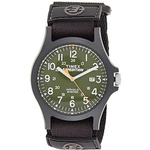 Timex Expedition Acadia 40mm herenhorloge TW4B00100, groen/zwart, TW4B00100, Groen/Zwart, TW4B00100