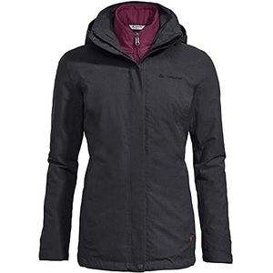 VAUDE Caserina dubbele jas voor dames, zwart.