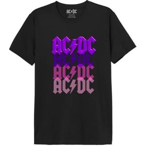 AC/DC Meacdcrts064 T-shirt voor heren, 1 stuk, zwart.