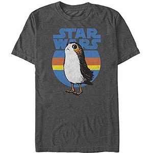 Star Wars PORG Simple Organic-T-shirt à Manches Courtes Unisexe Adulte, Coulour noire, S