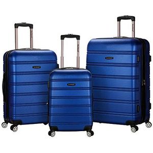 Rockland Melbourne harde koffer met zwenkwielen, Blauw
