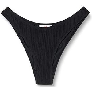 Champion Legacy American Classics Swimwear Stretch Light Crinkle Bottom Bikinibroek voor dames, zwart.