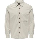 ONLY & SONS Onstile Corduroy 0111 Shirt voor heren, Pumice Stone