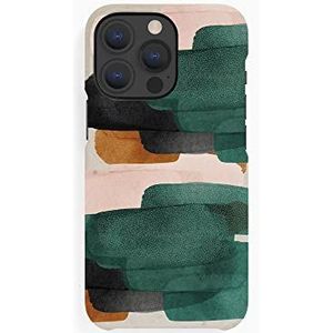 Wondee Milieuvriendelijke beschermhoes voor iPhone 13, antibacterieel, duurzaam, biologisch afbreekbaar – biologische case, antimicrobieel, beschermhoes voor iPhone 13 Pro Max Teal Blush