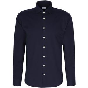 Seidensticker Casual overhemd voor heren, blauw, 40, blauw, 41, Blauw, 41
