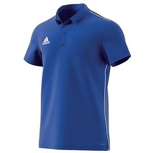 adidas Core 18 Poloshirt voor heren, helderblauw/wit, XXL