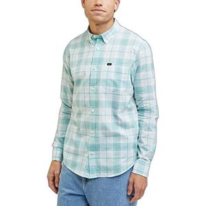 Lee Herenoverhemd met button-down, Dusty Jade