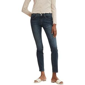 TOM TAILOR alexa skinny jeans voor dames, 10282 - donker gewassen denim