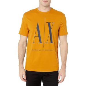 A|X ARMANI EXCHANGE Icon Graphic T-shirt voor heren, Buckthorn Brown