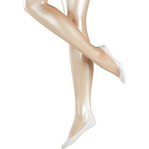 ESPRIT 2 paar Basic onzichtbare damessokken, katoen, zwart, wit, vele kleuren, onzichtbaar zonder patroon, ademend, laag uitgesneden 2 paar, wit (2000), 39-42 EU, wit (2000)
