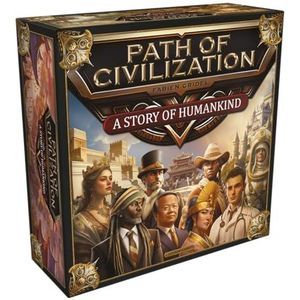 Captain Games Path of Civilization - kennersspel - gezelschapsspel - 1-5 spelers - vanaf 14 jaar - 20 minuten per speler - Duits