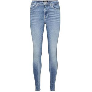 VERO MODA VMSOPHIA Skinny Jeans Hoge Taille Blauw Jeans Lichtblauw XL, lichte jeans blauw