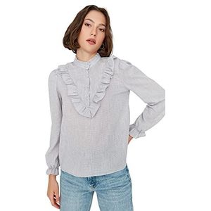 Trendyol blouse grijs 38 dames, grijs.