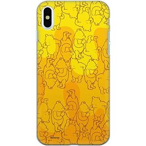 Disney Winnie The Pooh beschermhoes van TPU voor iPhone X, iPhone XS, beschermhoes van vloeibare siliconen, zacht en dun ter bescherming van het scherm, schokbestendig en krasbestendig