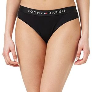 Tommy Hilfiger Bikini (buitenmaat) Bikinibroekje voor dames, Zwart