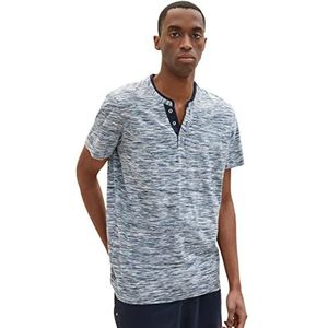 TOM TAILOR t-shirt heren, 31466 - Blue Multicolor Spacedye