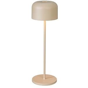 Konstsmide 7834-330 Lille Lampe de table LED sans fil pour intérieur/extérieur Couleur sable 11 x 11 x 36 cm