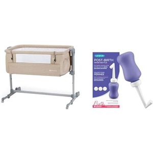 KINDERKRAFT Neste UP Cododo babybed, babybed met matras vanaf de geboorte en Lansinoh I intieme douche