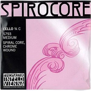 Thomastik C-Sarite Cello-plectrum, spiraalbinding, chroom, 2 stuks