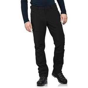 Schöffel Heren Koper1 warme broek voor heren, met 4 wegen, stretch, robuust, thermobroek, voorgevormd, knien sneltrok, zwart, 110 EU