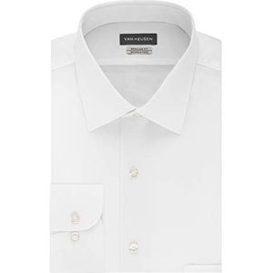 Van Heusen overhemd heren zwart, Wit.