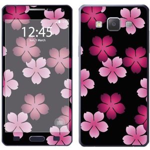 Royal Sticker RS.123954 sticker voor Samsung Galaxy A5 roze bloemen