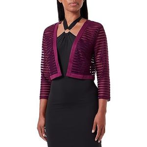 Vera Mont Vera Mont 0233/4047 Bolero's voor dames, Echt paars.