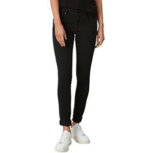 s.Oliver Skinny jeans voor dames: skinny fit jeans, Zwart Stretched De