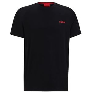 HUGO T-shirt pour homme avec logo ton sur ton, noir1, L, Noir, L