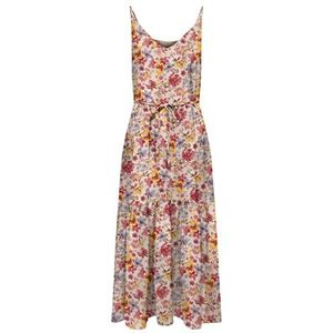 ONLY Onlstar Life Fia Singlet Maxi Dress Ptm Maxi-jurk voor dames, Camellia Rose/Aop:ster Zomer Bloemen