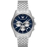 Emporio Armani AR11582 Herenhorloge, chronograaf, roestvrij staal, zilver (zilver), armband, Zilver (zilver), armband