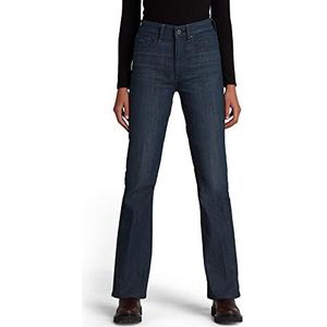 G-STAR RAW 3301 Skinny Flare Jeans met hoge taille, Zwart (Worn in Leaden C922-c776)