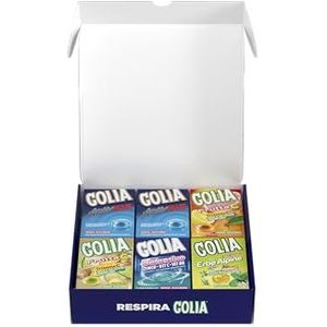 Golia Golia Activ Plus, Activ Plus Extra Stark, vruchten C, multivitaminen, verdediging, kruiden, Clean Breath, suikervrij, glutenvrij, ideaal voor Kerstmis, 12 stuks