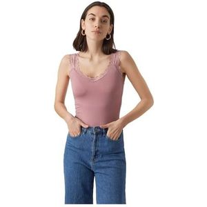 VERO MODA Vmrosa Sl Top Jrs Noos voor dames, nostalgische roos, S, Nostalgische roos.