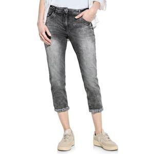 CECIL Jean Boyfriend 7/8, Mid Grey Used Wash, 31W / 26L