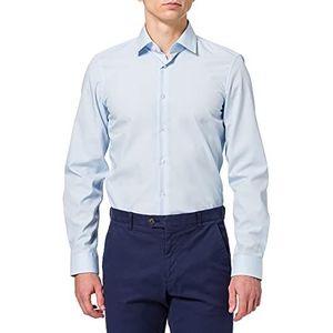 Strellson Premium 11 Chris 10000574 - Modern Fit - Zakelijk T-shirt - Blauw (Hellblau 459) - Halsomtrek: 37 cm, Blauw