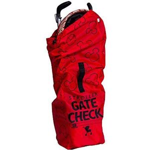 J.L. Childress Disney Baby Gate Check reistas voor kinderwagen, paraplu, rood, 1 stuk (verpakking van 1), rugzak, reizen, Rood, Rugzak, reizen