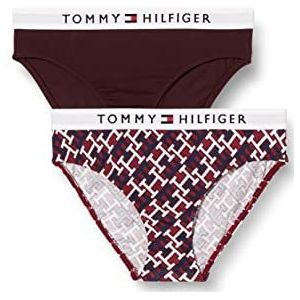 Tommy Hilfiger badpak voor meisjes, Monogram / Deep Burgundy