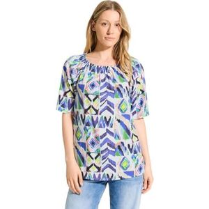 Cecil Chemisier imprimé pour femme, Vanilla White, XL