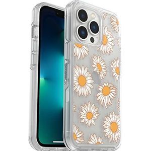 OtterBox Symmetry Beschermhoes voor iPhone 13 Pro, schokbestendig, valbescherming, dunne beschermhoes, ondersteunt 3 x meer vallen dan militaire standaard, Vintage Daisy