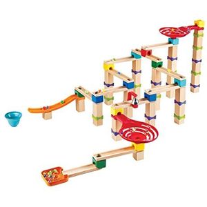 Knikkerbaan - Multicolor - Hout - 11 Rails 35 Pilaren 40 Knikkers