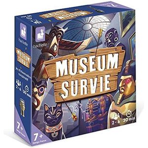 Janod - Museum Survival – gezelschapsspel voor kinderen – educatief spel voor het gezin – Franse taal – vanaf 7 jaar, J02460