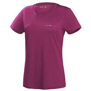 Black Crevice Functioneel shirt voor dames | sportshirt voor dames in verschillende kleuren en maten | loopshirt voor dames met print | ademend dames T-shirt van 100% polyester, Paars 3