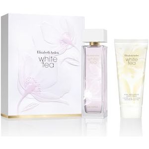 Elizabeth Arden White Tea Eau Florale Eau de Toilette 100 ml pour Femme, Crème Corps, Senteur Florale et Fraîche, Spray Vaporisateur, Parfum pur, Féminine et délicate, Coffret Parfum, Cadeau Femme