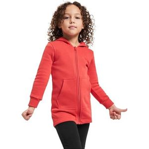 Urban Classics Meisjes trui met capuchon lang gesneden basic in vele kleuren maten 110/116 - 158/164 Hugered, 110-116, Hugered