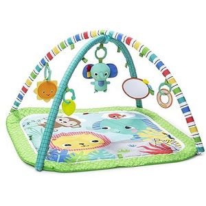 Bright Starts Wild Wiggles Sport- en speelmat voor baby's, met etiketten, pasgeborenen en meer, groen, 46,7 x 74,1 x 73,1 cm