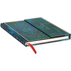 2023 Verne, Ultra, Week-at-a-Time Diary: Hardcover, Horizontale lay-out, 100 g/m², Wrap Closure