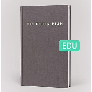 Un bon planning Plan Edu 2018/2019 de la planification de votre agenda et de votre étudiant, l'école et le Job anthracite