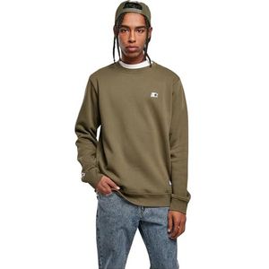 STARTER BLACK LABEL Sweatshirt met ronde hals voor heren, Darkoliv